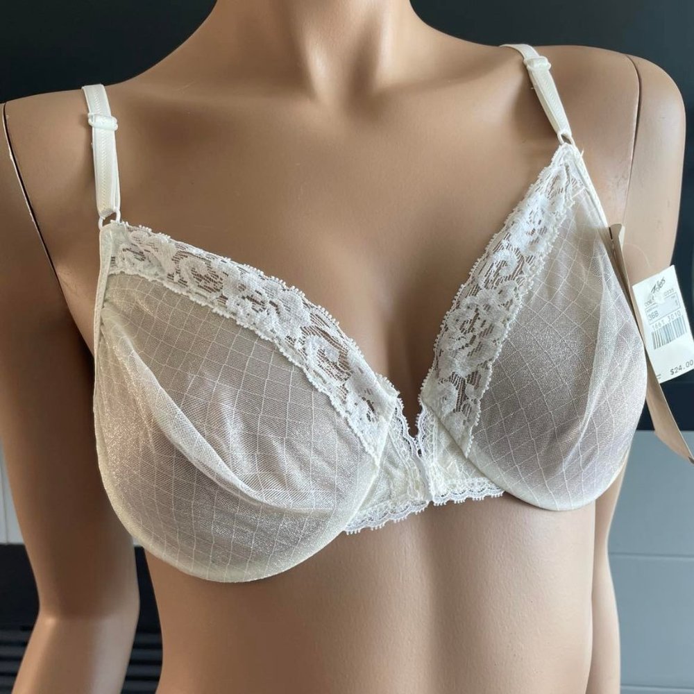 Warner's Collector's Items White Mesh Bra